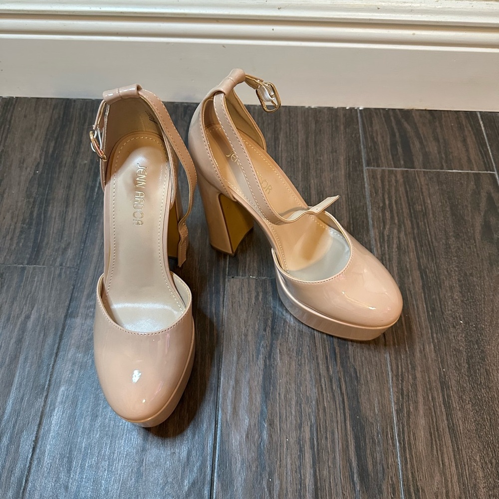 Jenn Ardor Blush Platform Heels